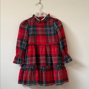 Janie and Jack Festive Red Plaid Dress